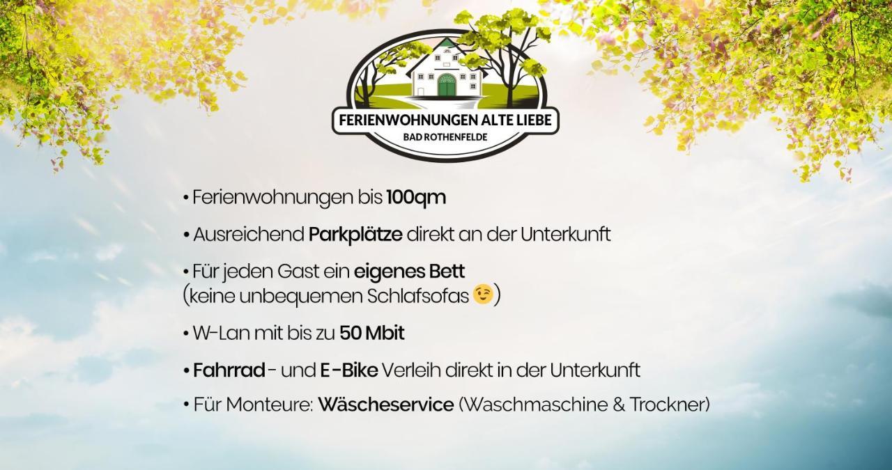 Große Bauernhaus Ferienwohnungen bis 100qm mit Grillhütte&Garten&E-Bike-Verleih Bad Rothenfelde Exterior foto